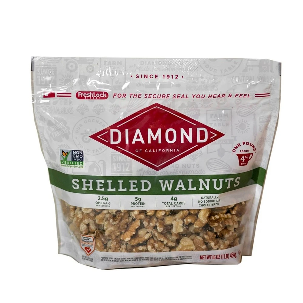 DIAMOND SHELL WALNUTS 16OZ