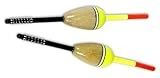 Balsa Style Oval Fixed Float With 6-inch Stem, 2 Pieces, 7/8-inch Diameter