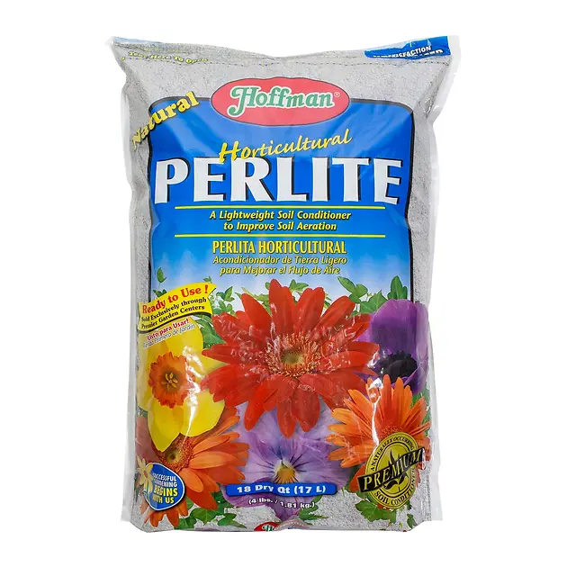 Horticultural Perlite Soil Amendment, 18 Quart Bag for Improved Aeration and Drainage