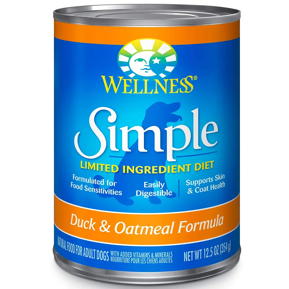 WELLNESS SIMPLE Dog Limited Ingredient Diet DUCK 12.5oz