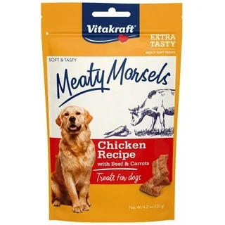 VITAKRAFT Meaty MORSELS CHickeN & BeeF 4.2OZ