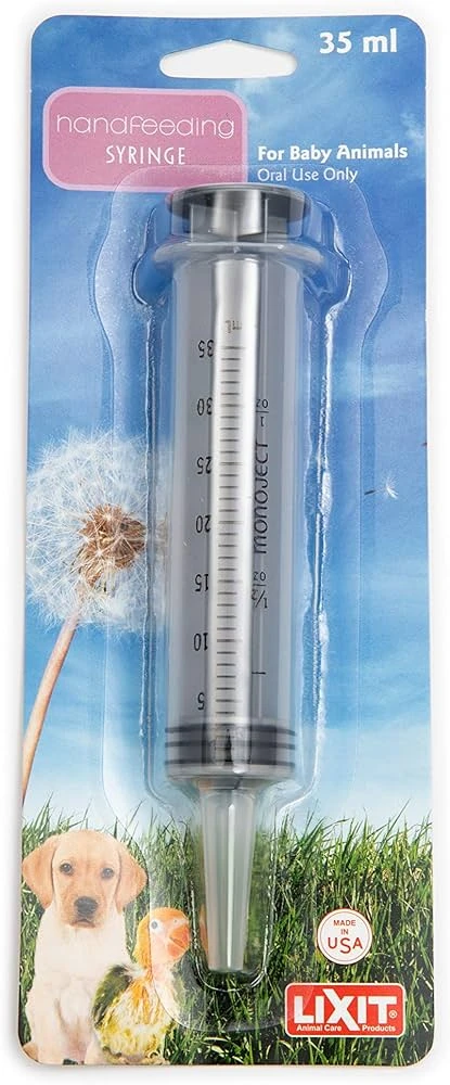 Lixit Hand Feeding Syringe 35ml