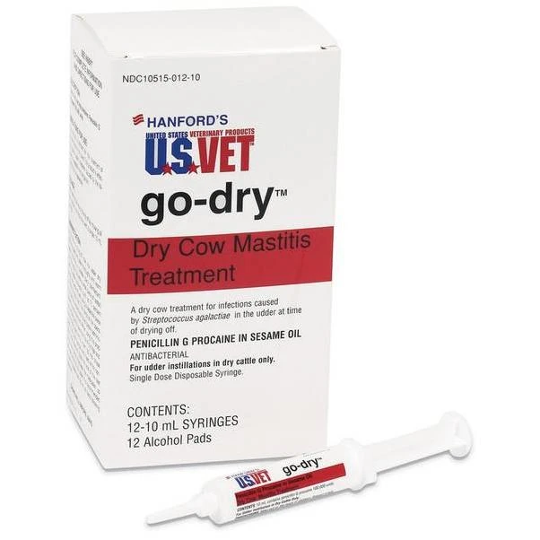 Us Vet Go-dry Dry Cow Mastitis Treatment - Effective Veterinary Solution
