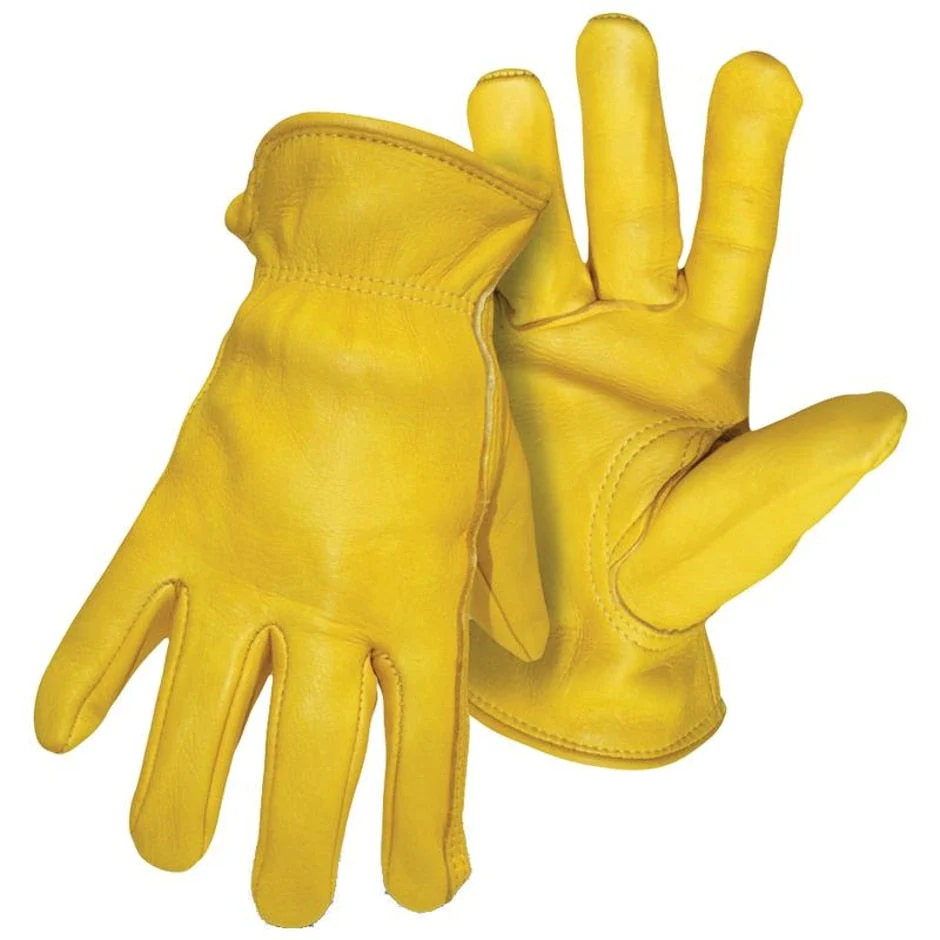 4085m Medium Unlined Premium Grain Deerskin Driver Gloves With Keystone Thumb