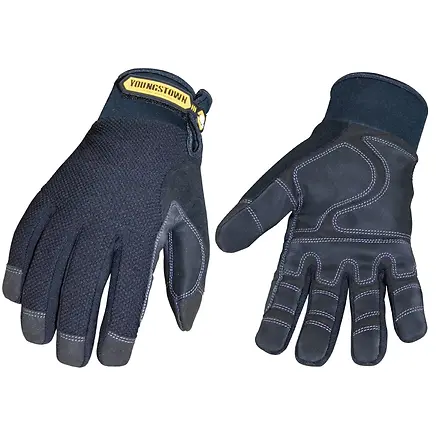 Youngstown Glove 03-3450-80-l Waterproof Winter Plus Performance Gloves, Large, Black