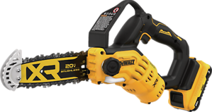 20-Volt MAX Brushless Cordless Pruning Chainsaw Kit with 8 Inch Bar, Includes Battery and Charger