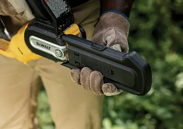 20-Volt MAX Brushless Cordless Pruning Chainsaw Kit with 8 Inch Bar, Includes Battery and Charger