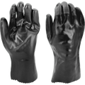 12" BLACK PVC GLOVES 1 DZ