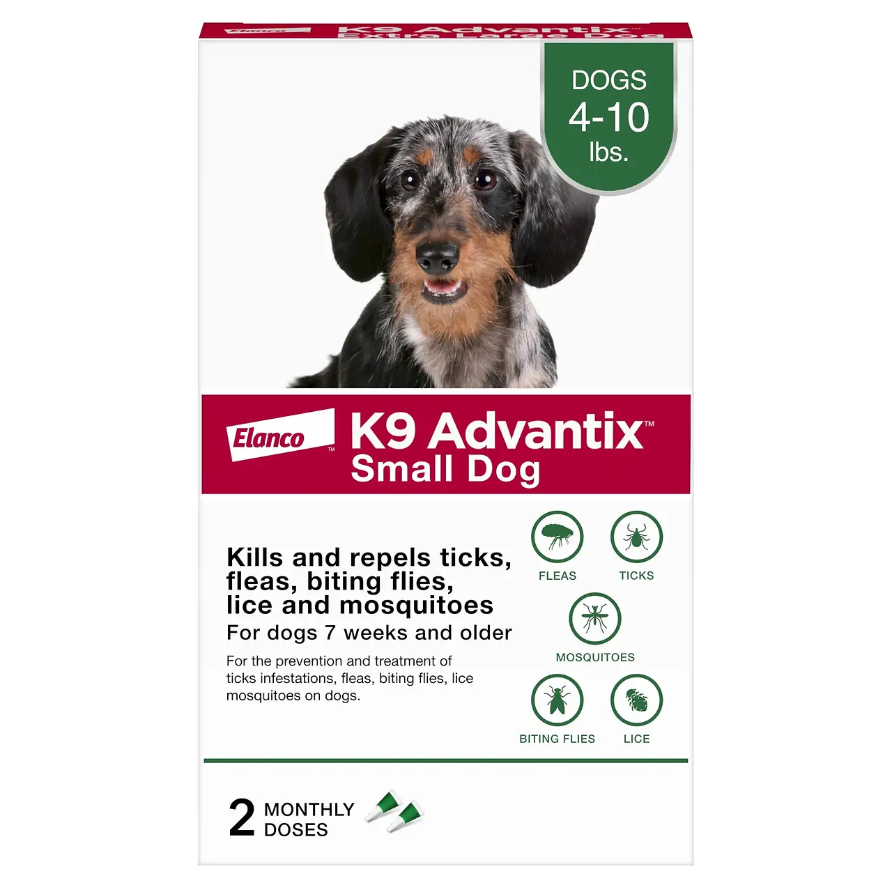 Small Dog Flea And Tick Treatment 2 Pack
