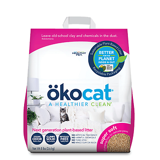 OKOCAT SOFT CLUMPing Litter 8LB PINK