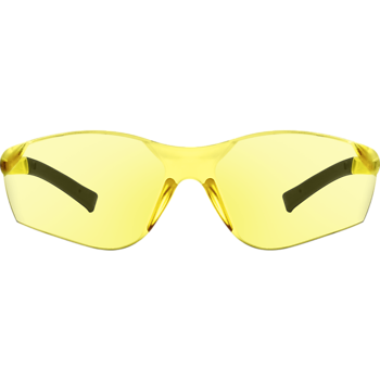 SAFETY GLASSES AMBER 1 PR