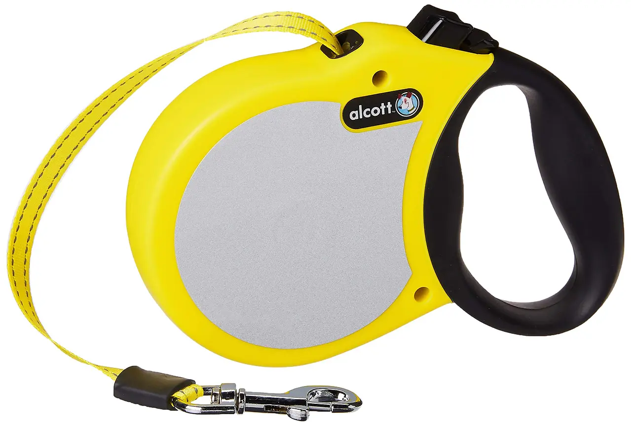 ALCOTT BELT LEASH YELLOW MD 16'