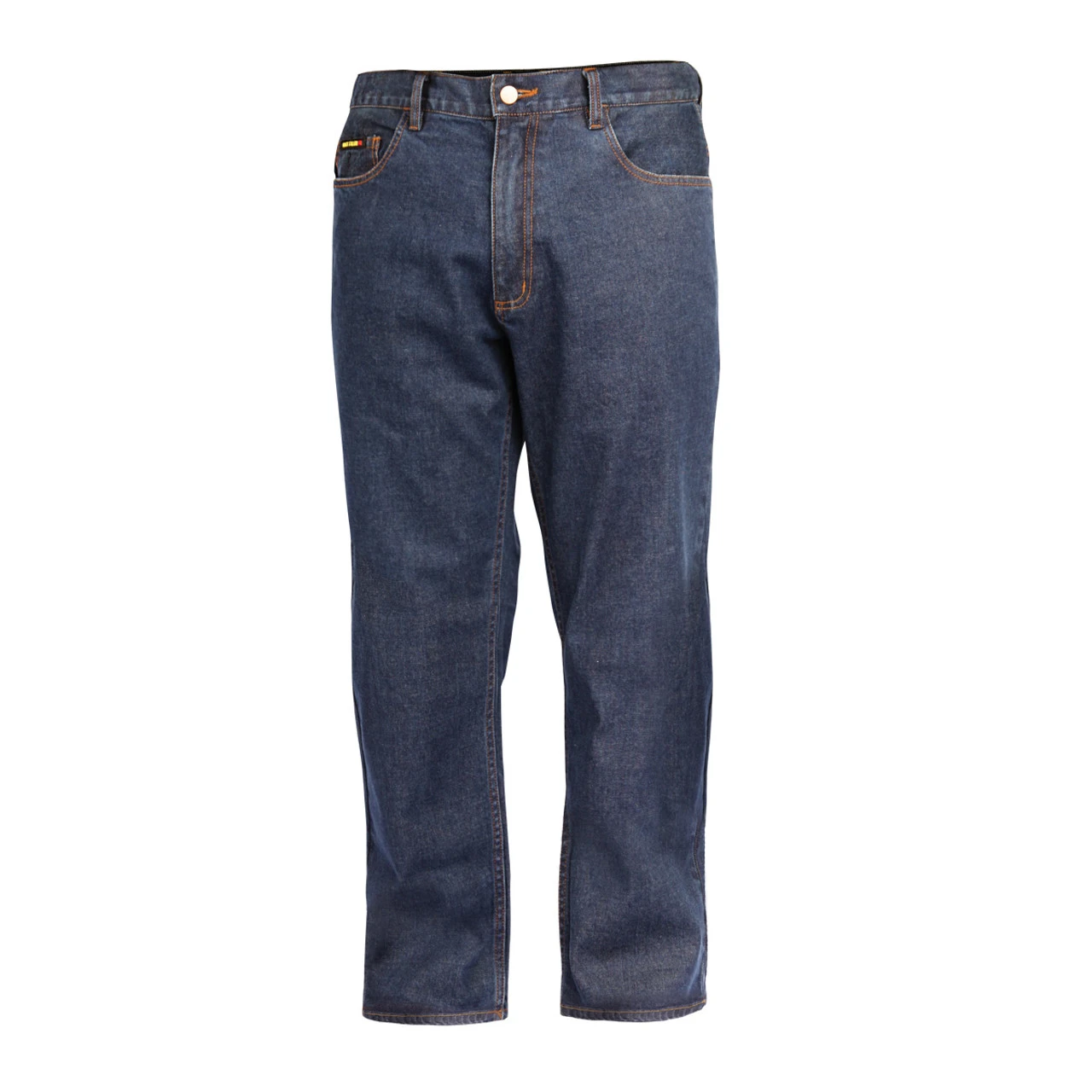 Black Stallion 10.5oz Flame Resistant Stretch Denim 32" Work Pants, Color 8070, Size 30WX32L 1PR