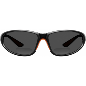 IRONWEAR BRADFORD SAFETY GLASSES BLACK FRAME/GREY LENS 2.0 BIFOCAL