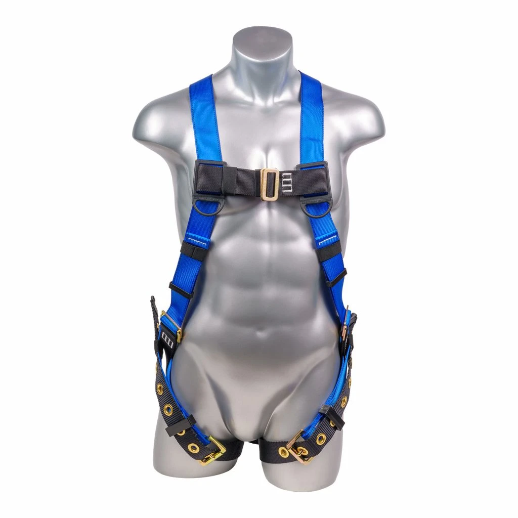 PALMER SAFETY Mako™ Series Harness 5pt., Tongue and Buckle Leg Straps, Back D-Ring