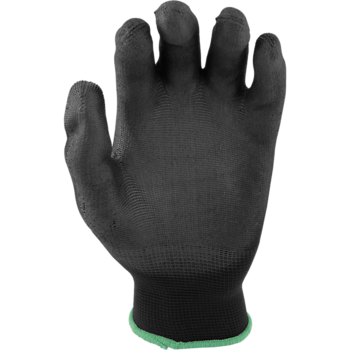 IRONWEAR GRIP-TEK BLACK NYLON PALM DIPPED GLOVE - 1 DZ MD