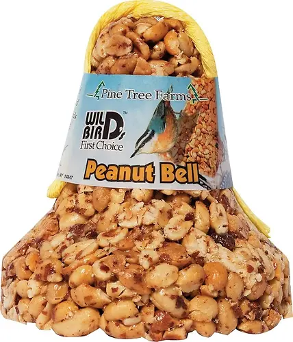 18 Ounce Peanut Bell With Net For Wild Birds