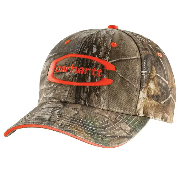 Men's Midland Cap - Realtree Xtra And Blaze Orange, One Size Fits All
