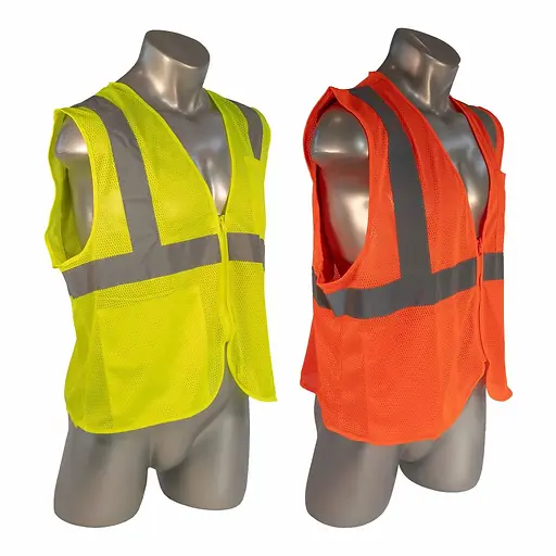 GWP CLASS II TYPE R SAFETY VEST, LIME - XL