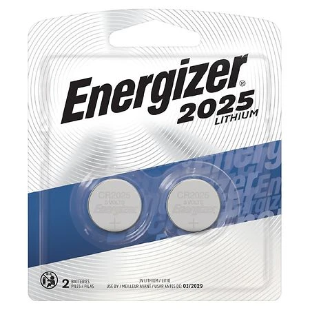 Energizer Lithium 2025 3 volt Electronic/Watch Battery 2 pk
