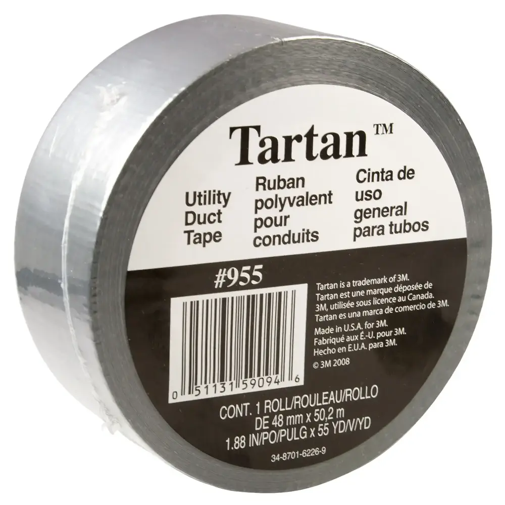 Tartan Utility Duct Tape Silver 1.88 in. x 55 Yard