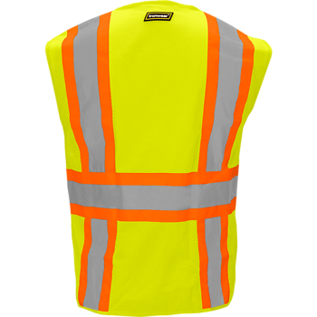 IRONWEAR HI-VIZ LIME MESH SAFETY VEST CLASS II - XL