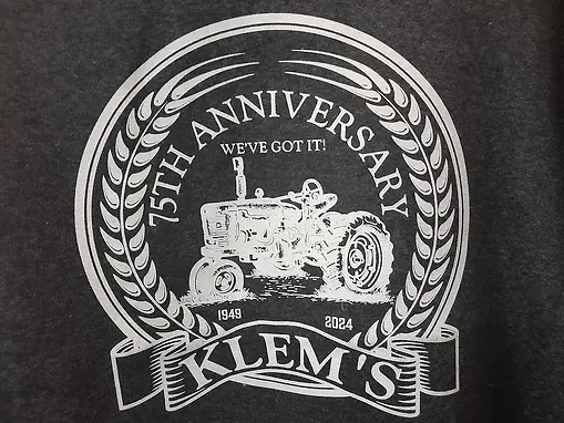 KLEM'S 75TH TRACTOR CREW CHARCL