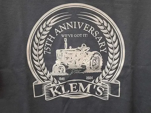 KLEM'S 75TH TRACTOR CREW CHARCL