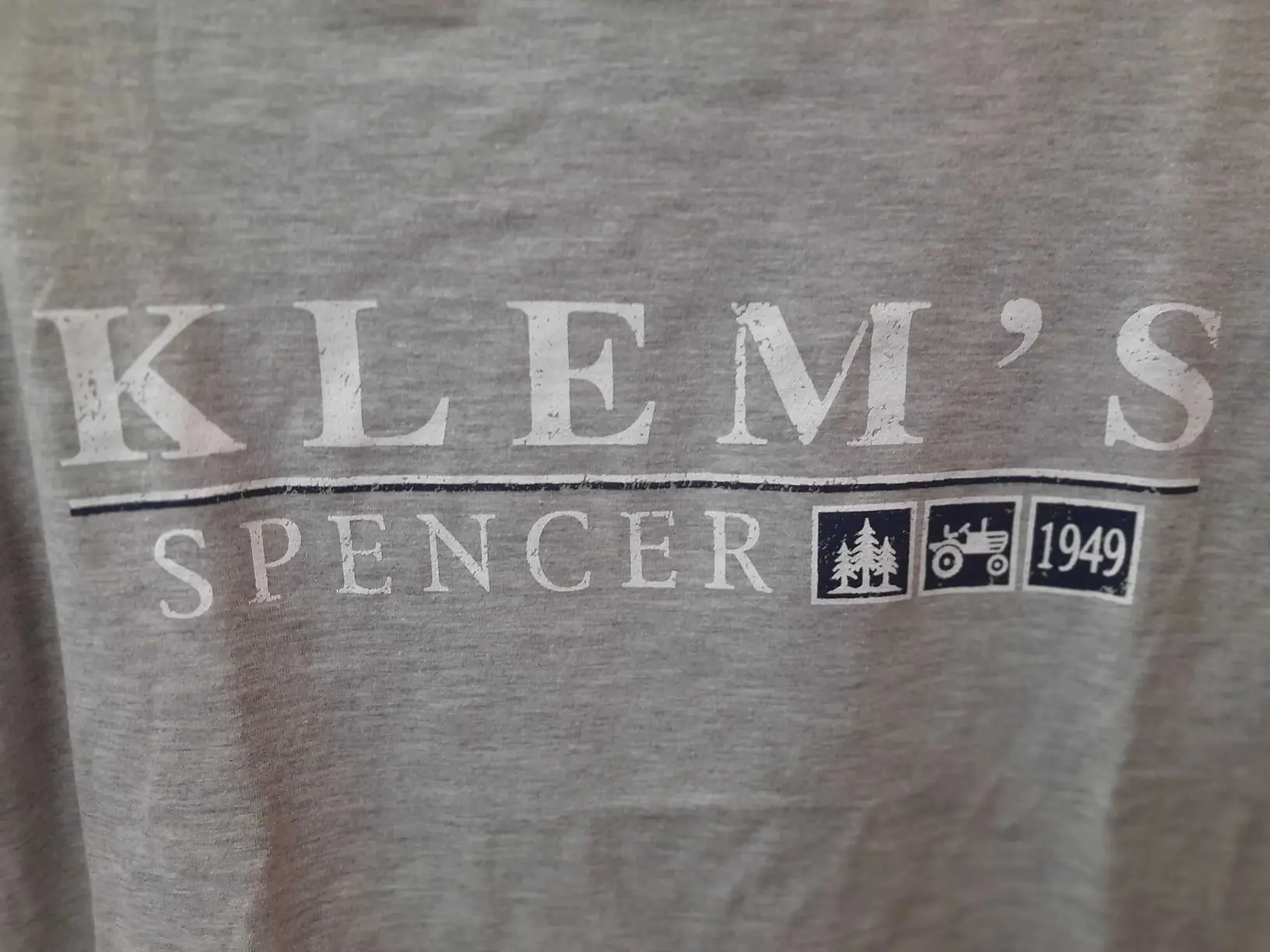 KLEM'S SS TEE GREY