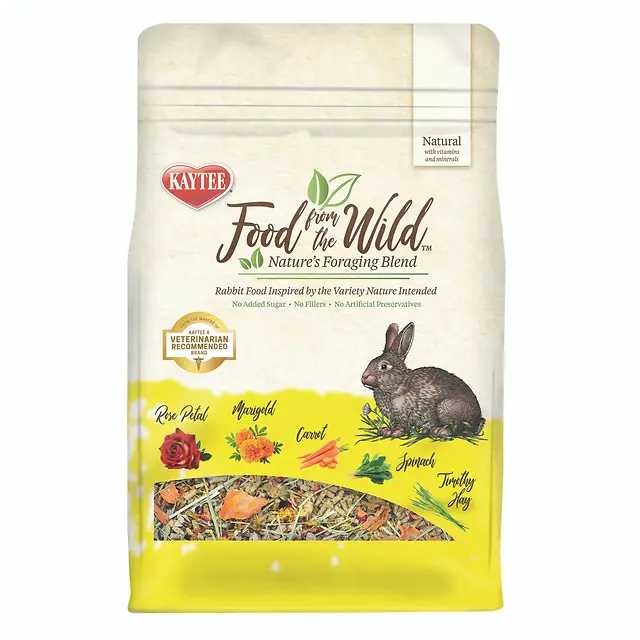 Foraging Rabbit Food 4 Pound Bag - Natural Ingredients For Healthy Rabbits