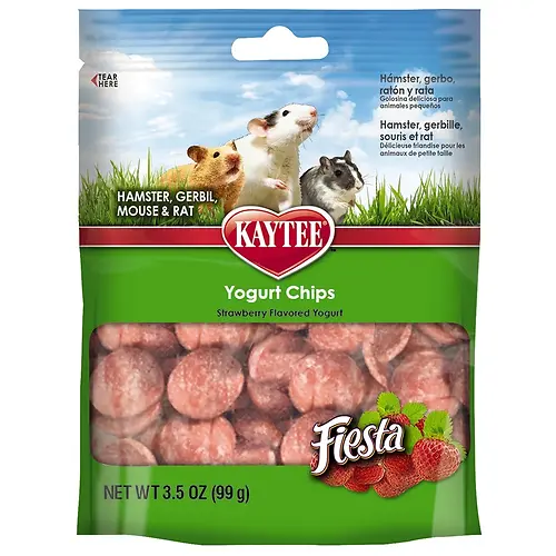 Kaytee Fiesta Strawberry Yo Chips Small Animal Treat, 3.5 OZ
