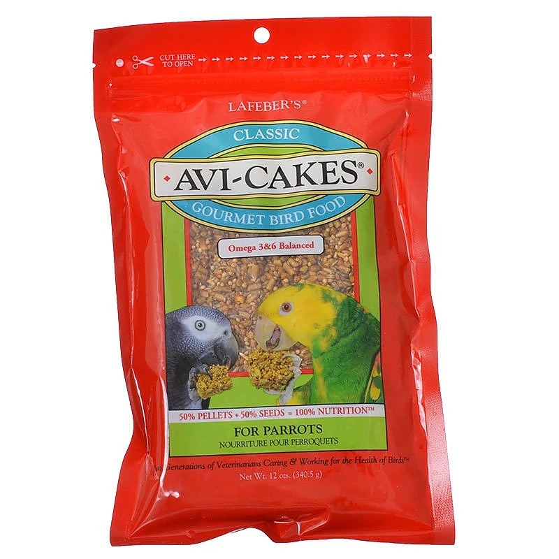 LAFEBER's CLASSIC AVI CAKEs Parrots 12OZ