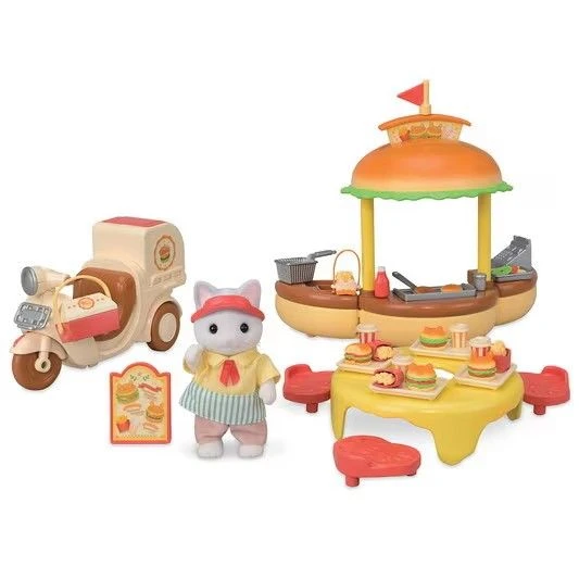 CALICO CRITTERS HAMBURGER STAND