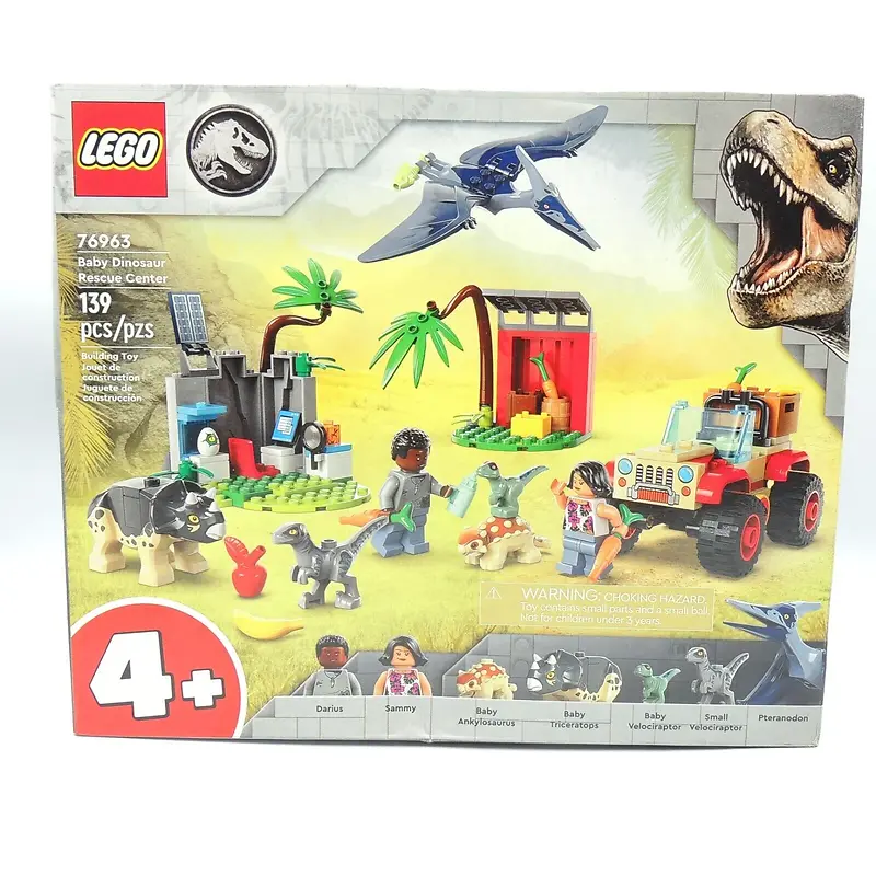 LEGO Jurrasic World Baby Dinosaur Rescue Center Building Set Multicolor