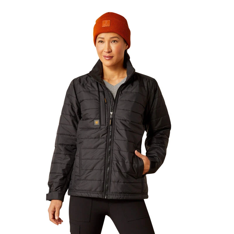 WOMENS CORDURA LIGHTWEIGHT INSULATED JACKET BLACK LARGE