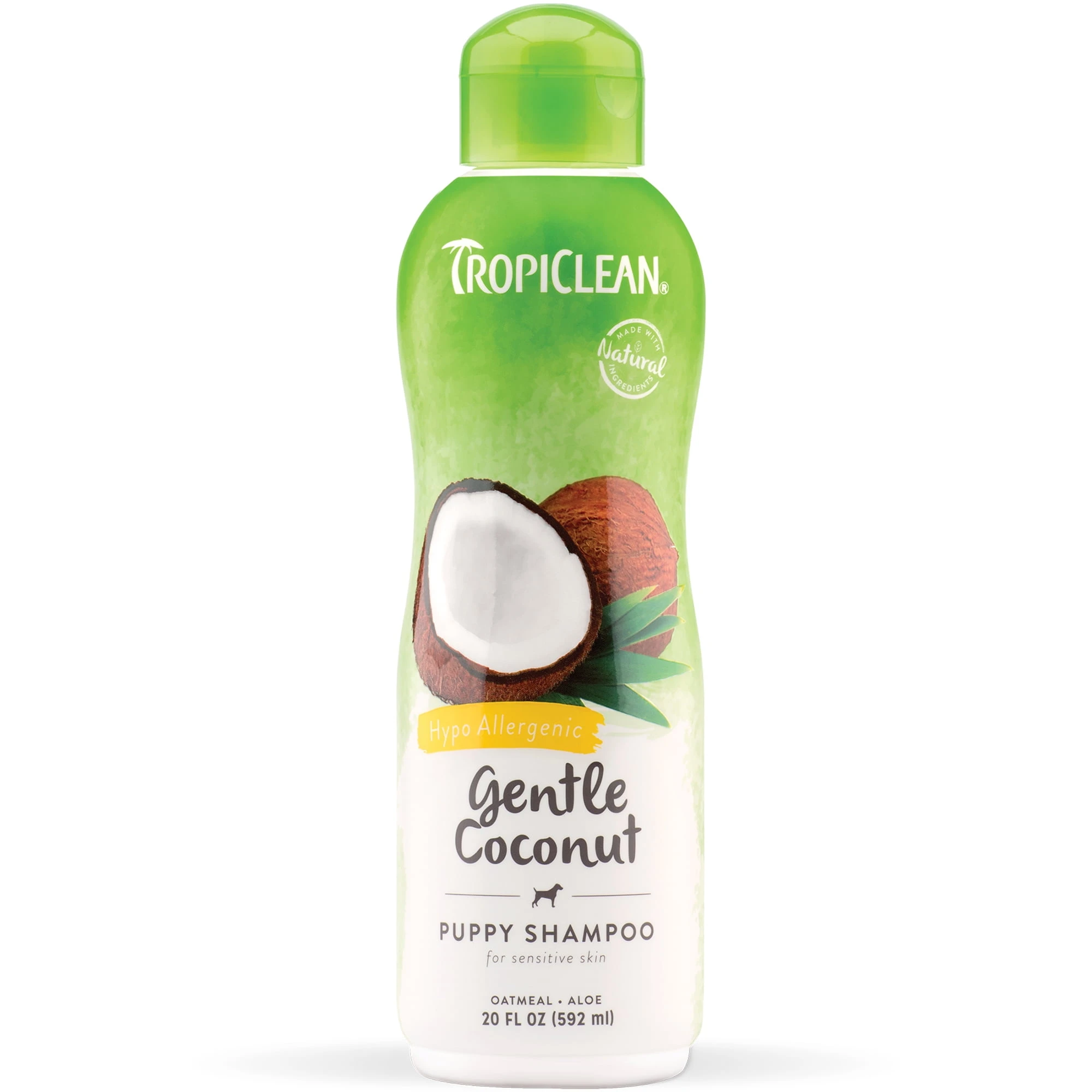 Hypo-allergenic Gentle Coconut Puppy Shampoo 20oz For Puppies And Kittens
