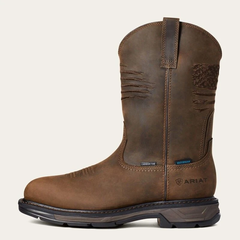 WorkHog XT Patriot Waterproof Carbon Toe Work Boot SIZE 13EE