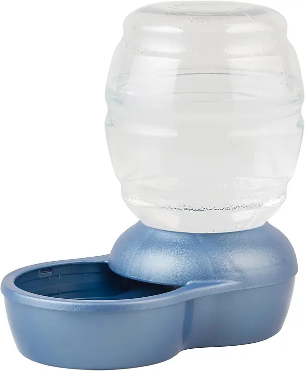 Replendish Waterer With Microban, 1 Gallon, Brushed Nickel Finish