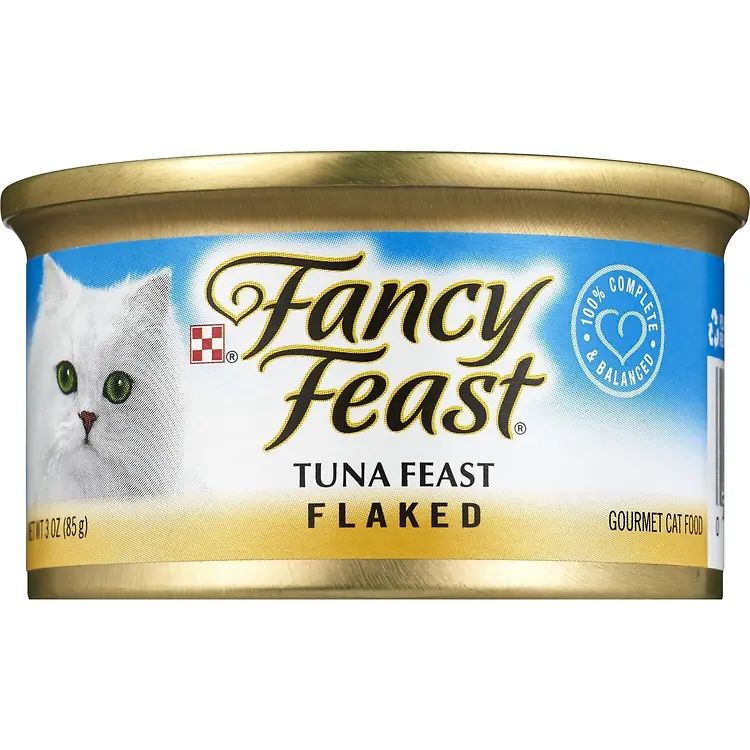 Cat Food Flaked Tuna in 3 Ounce Cans