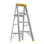 Werner 4 ft. H Aluminum Step Ladder Type II 225 lb. capacity