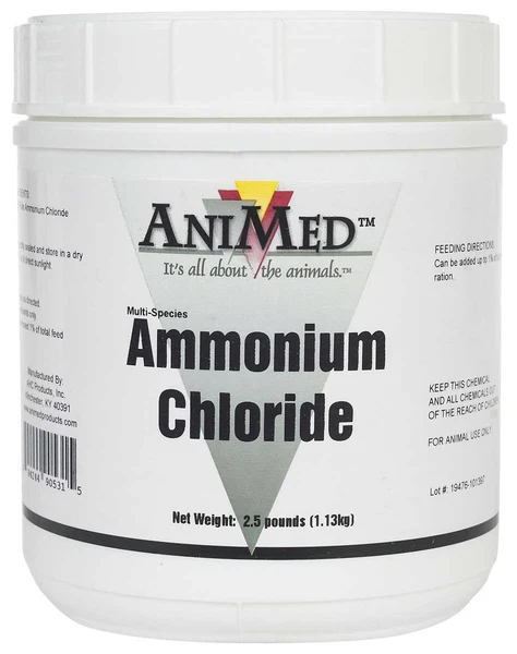 AniMed 99.9% Ammonium Chloride Powder Multispecies, 2.5lb