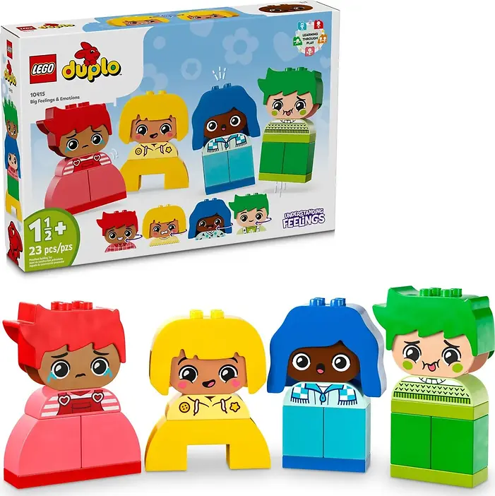 Lego My First Big Feelings And Emotions Multicolor 23 Piece Set