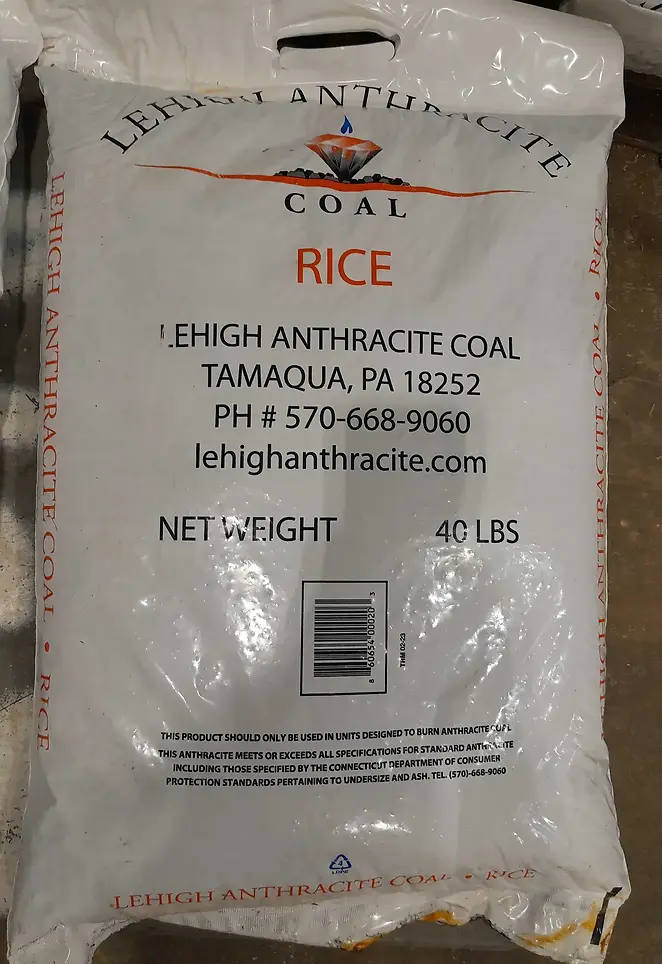 ANTRACITE RICE SIZE COAL 40#