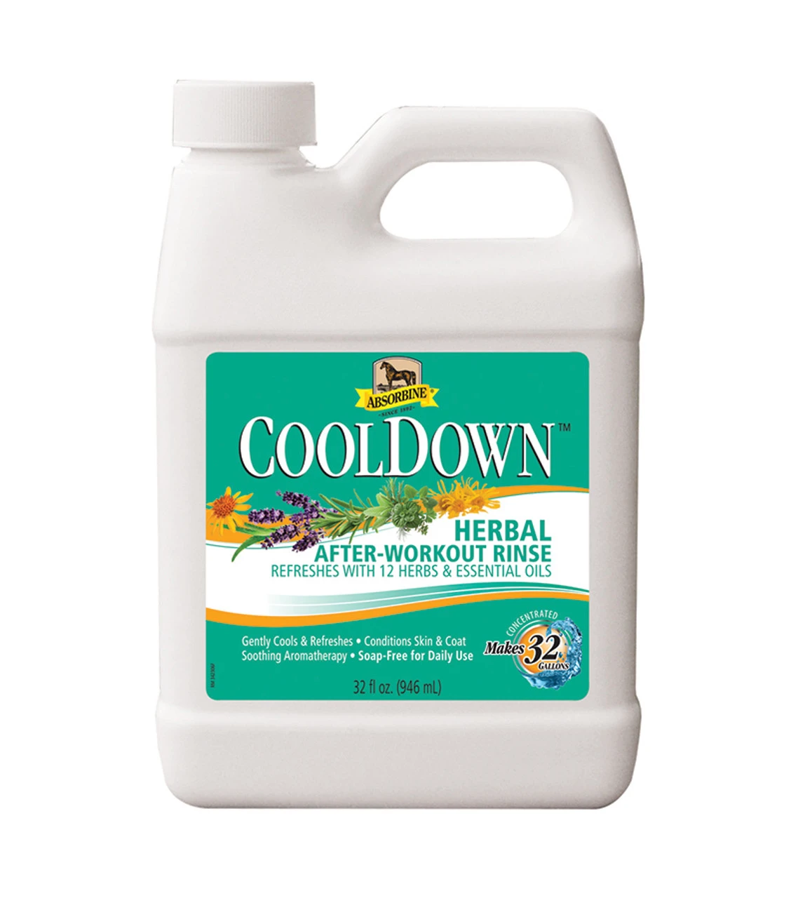 Absorbine Cooldown Herbal After Workout Rinse 32oz