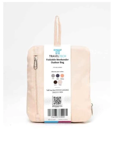 19'' BEIGE WEEKENDER BAG