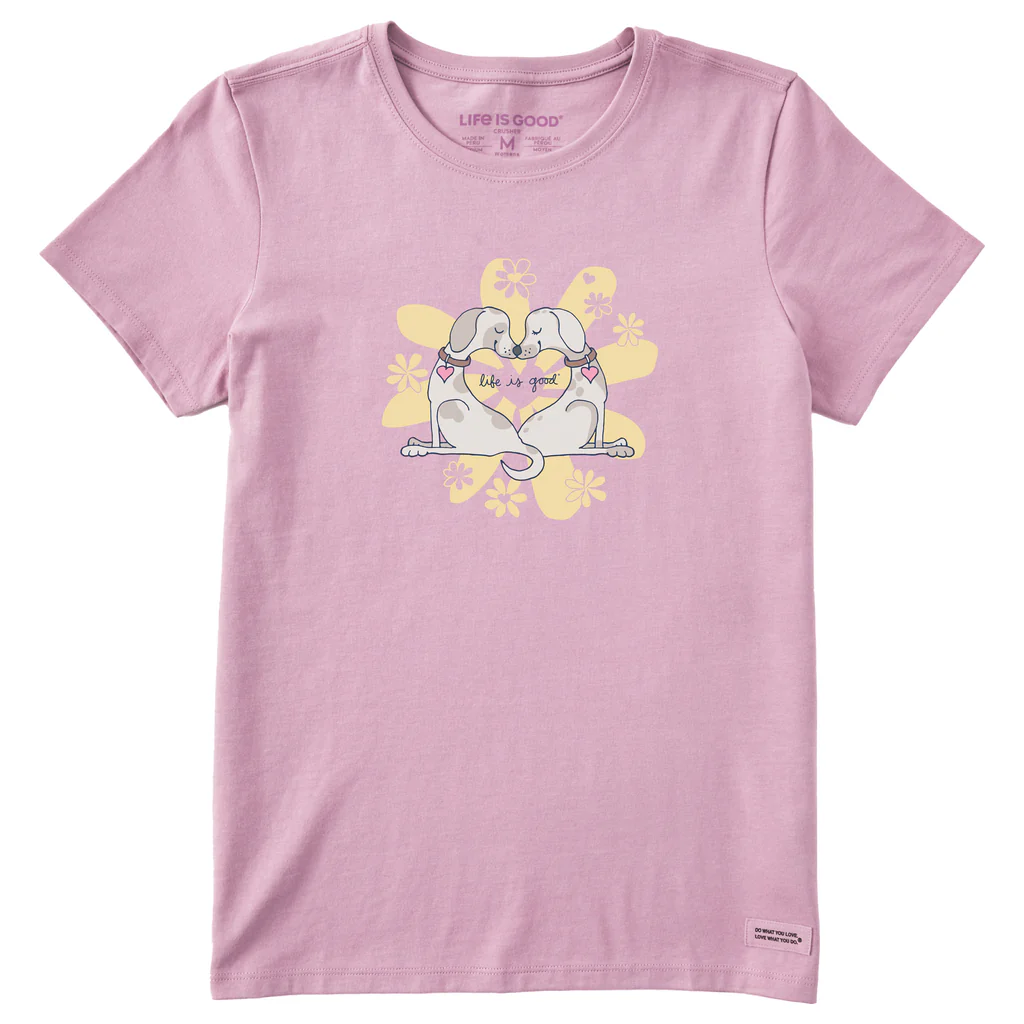DOGHEART SS T VIOLET PURPLE