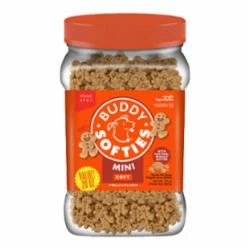 CLOUD STAR DOG BUDDY BISCUITS SOFT & CHEWY PEANUT BUTTER 20OZ JAR