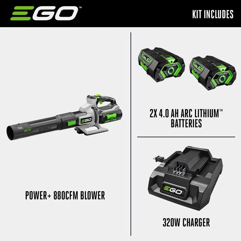 EGO 880 CFM Battery Handheld Leaf Blower Kit (Battery & Charger)