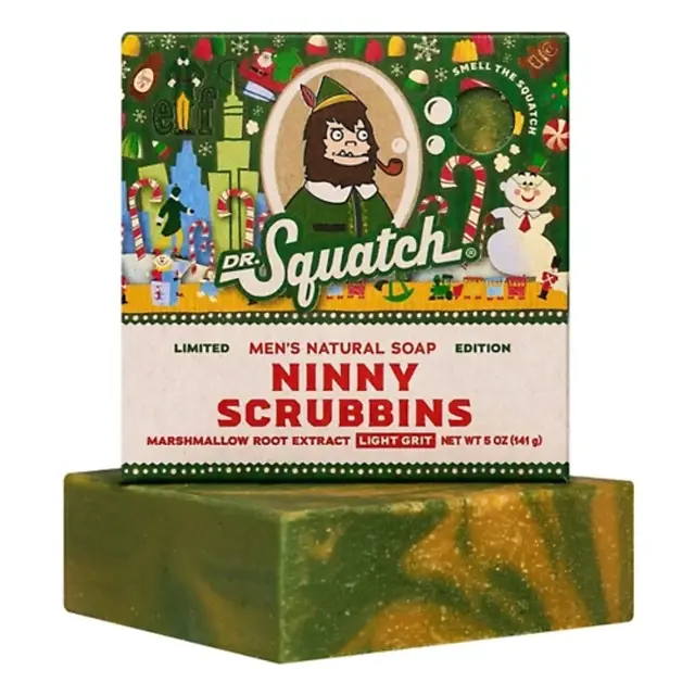 DR SQUATCH NINNY SCRUBBINS SOAP