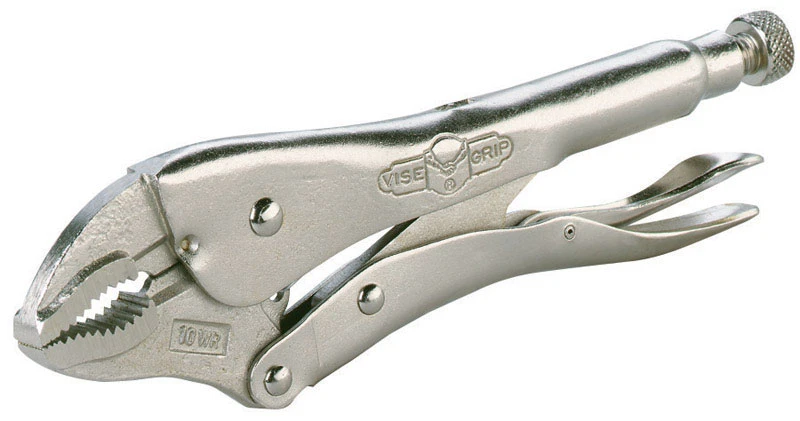 Vise-Grip 10 in. Alloy Steel Curved Pliers with Wire Cutter